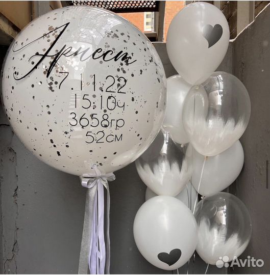 Воздушные шары, фотозона, оформление