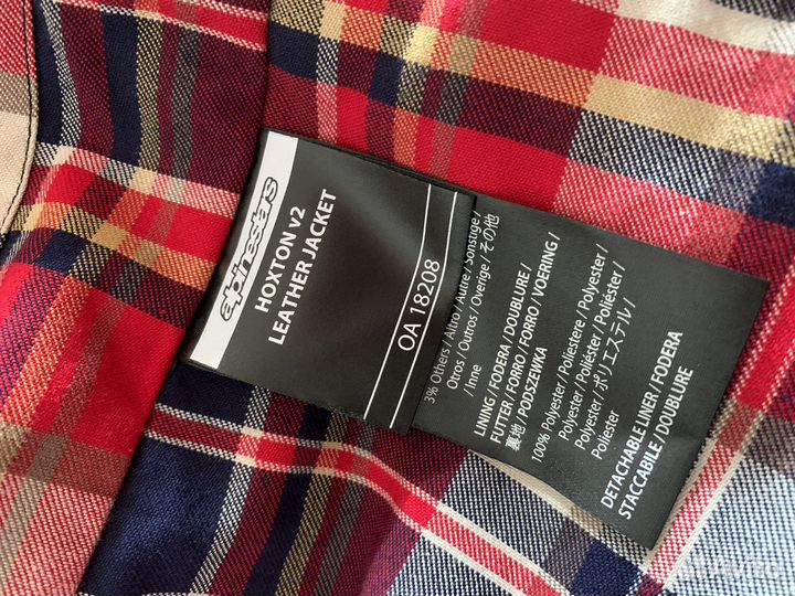 Мотокуртка Alpinestars Hoxton v2 Leather Jacket