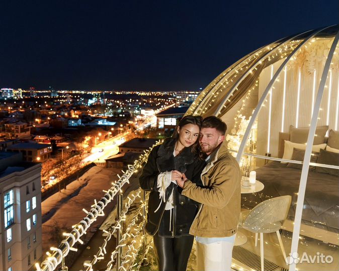 Купольный отель в Тюмени на 11 этаже (вы вдвоем)