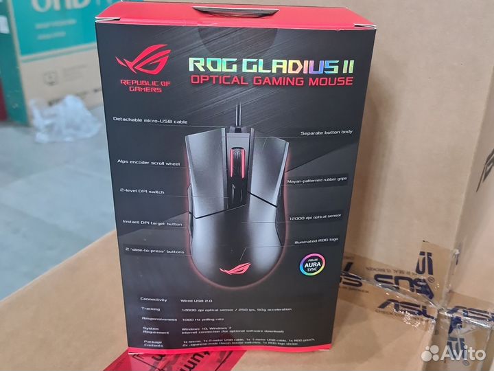 Игровая мышь asus ROG Gladius II