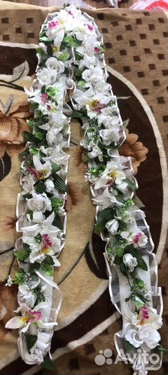 Свадебные украшения на машину