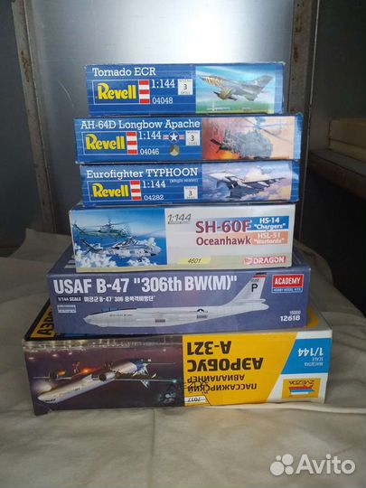 Сборные модели авиации 1/48, 1/72, 1/144