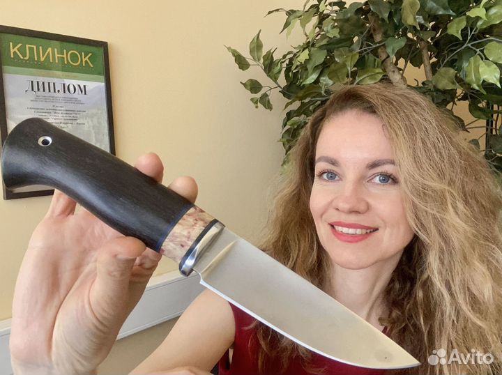 Нож охотника ручная ковка