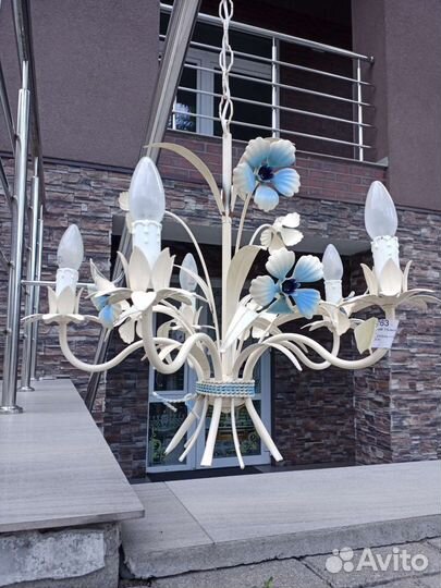 Люстра Винтаж, металлическое, из Швеции