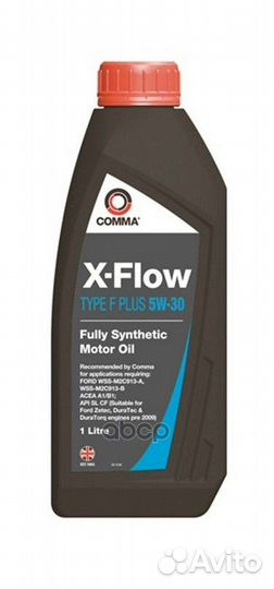 Comma 5W30 X-flow type F plus (1L) масло мот