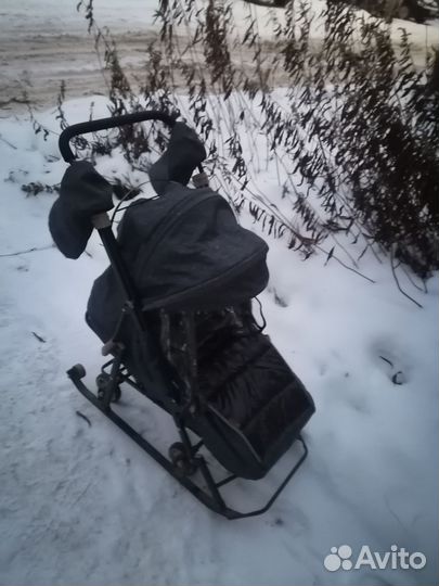 Коляска санки