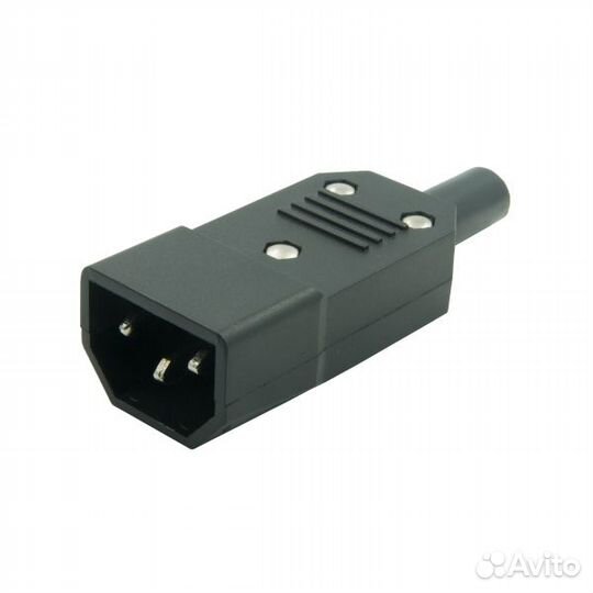 Штекер питания C14 250V 10A на кабель