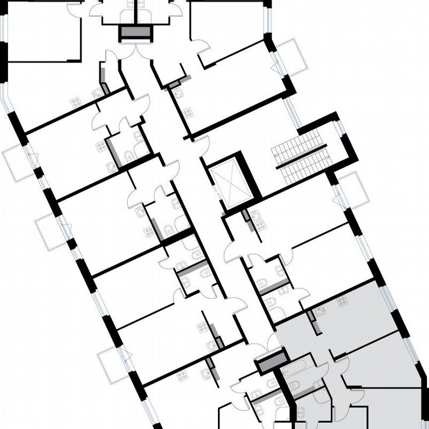 3-к. квартира, 63,3 м², 3/3 эт.