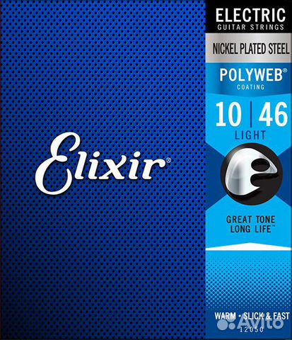 12050 polyweb Комплект струн для эл. гитары 10-46