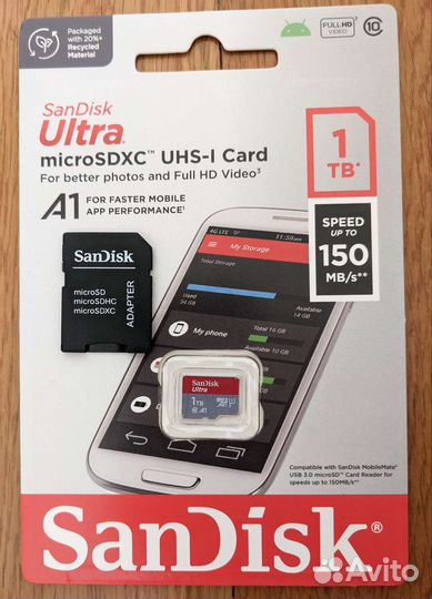 Карта памяти SanDisk Ultra 1TB