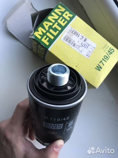 Масляный фильтр mann W719/45 (audi q5 gen2)