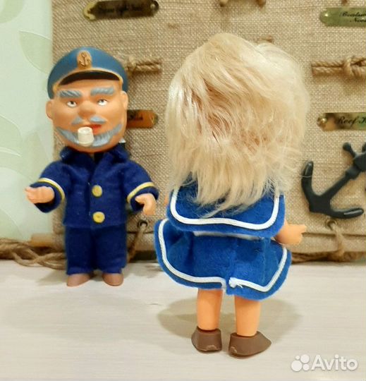 Кукла гдр копытка Сладкая парочка. 15 см