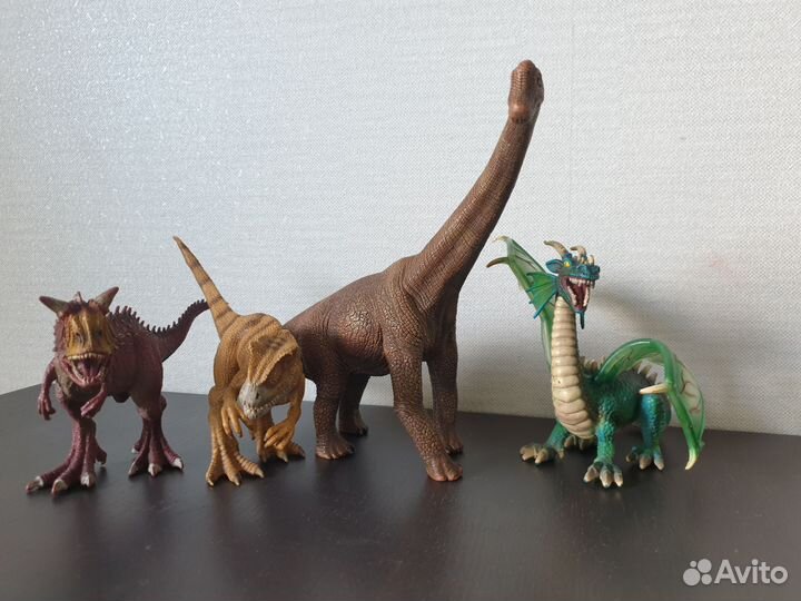 Коллекционные фигурки динозавров, дракона schleich