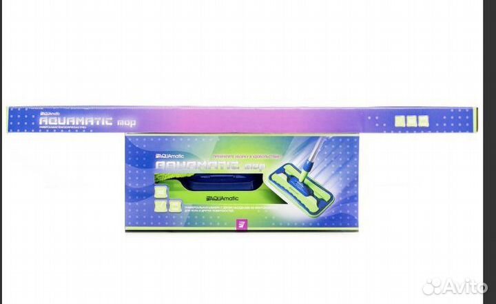 Универсальная швабра с двумя насадками