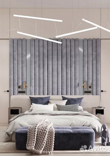 Детская кровать с мягким изголовьем