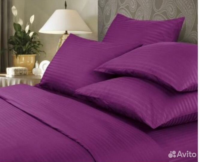 Постельное белье страйп сатин