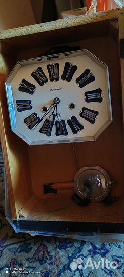 Часы настенные механические СССР