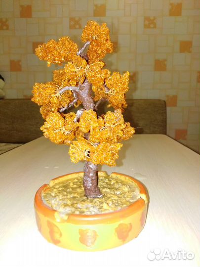 Дерево из бисера (ручная работа)