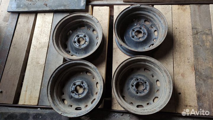 Диски оригинал VW polo r14 5x100 4шт