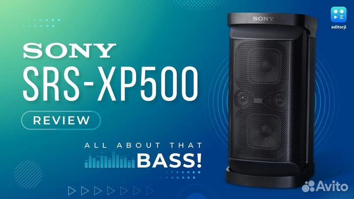 Sony srs xp 500