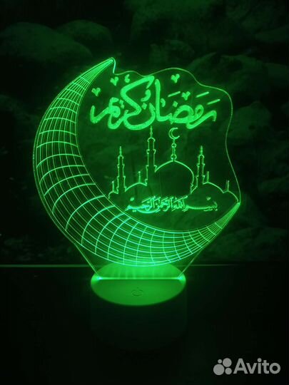 3d светильник ночник мусульманский