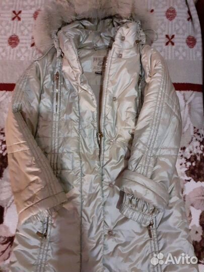 Зимнее пальто на 128рост