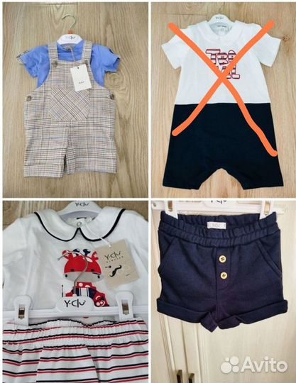 Пакет новой одежды для мальчика (Италия), 74-80