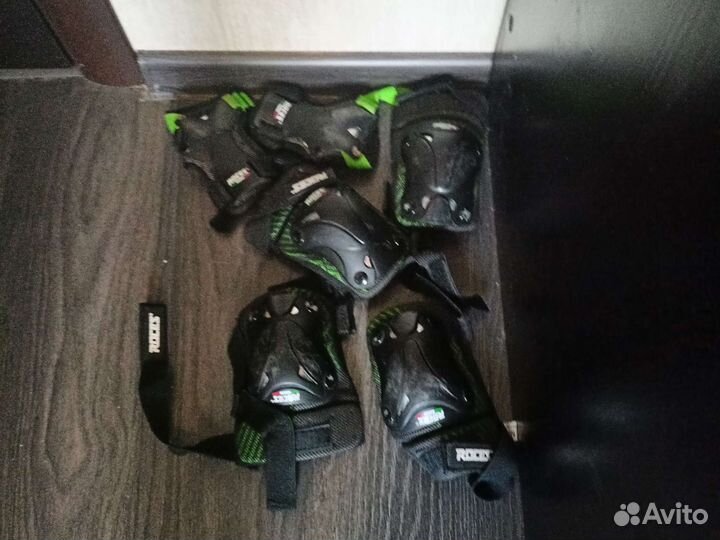 Детские ролики Reaction 6 и защита б/у