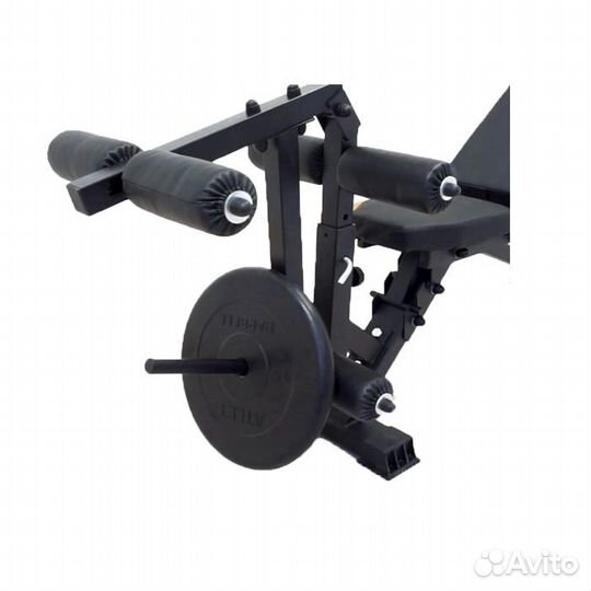 Скамья для жима 500 кг с кёрлом для прокачки ног