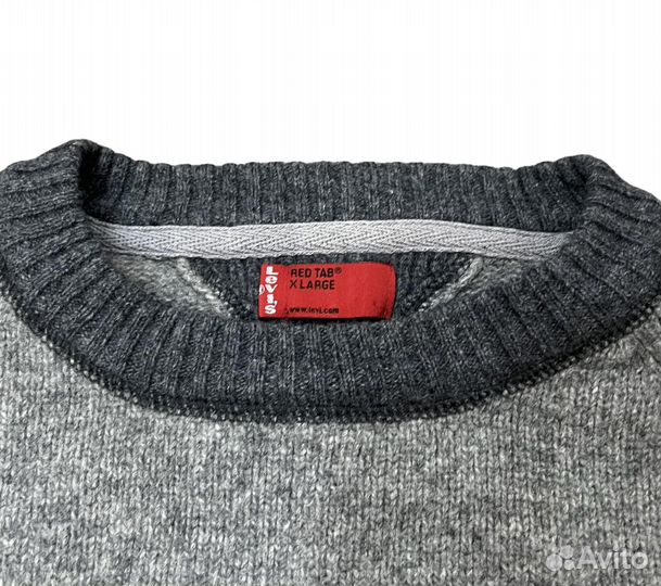 Levis Vintage Wool Sweatshirt шерстяной свитер