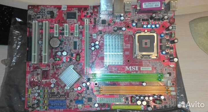 MSI P35 NEO Материнская плата, взбух кондёр