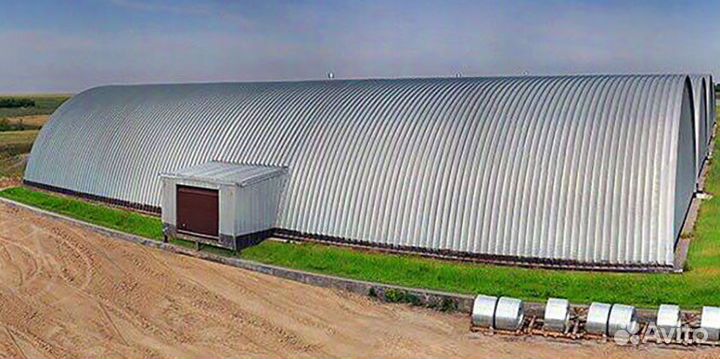 Бескаркасные ангары
