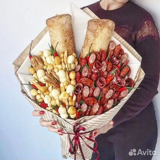 Съедобный букет маме/жене/бабушке вкусный подарок