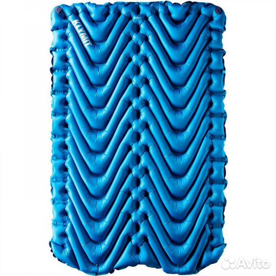 Надувной коврик klymit Static V pad Double Blue