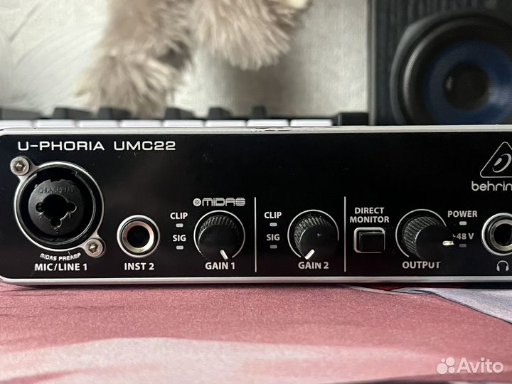 Аудиокарта behringer umc22
