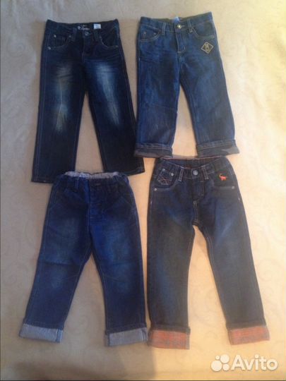 Кофты новые и джинсы 104(от 3 и до 5 лет)