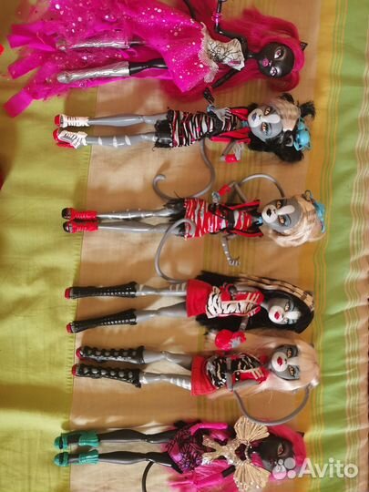 Огромная,редкая,колекция шикарных кукол монстр хай