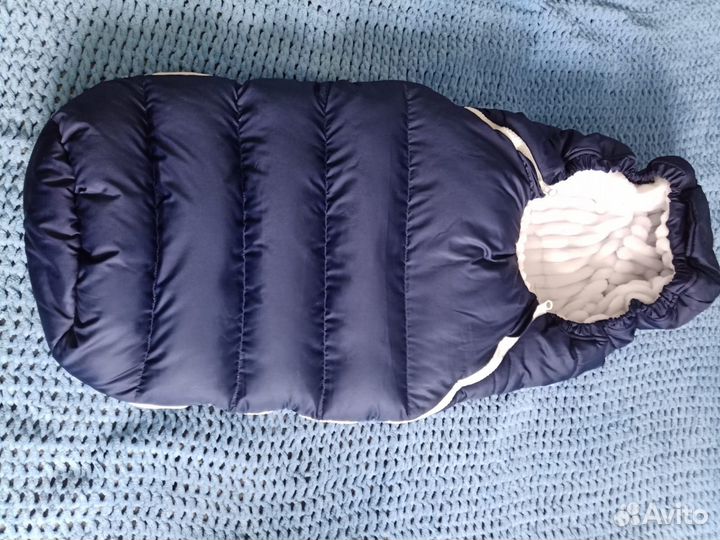 Зимний конверт в коляску, на выписку в автолюльку