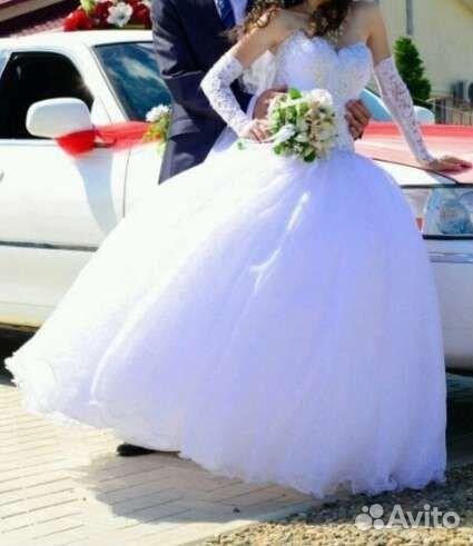 Свадебное платье пышное