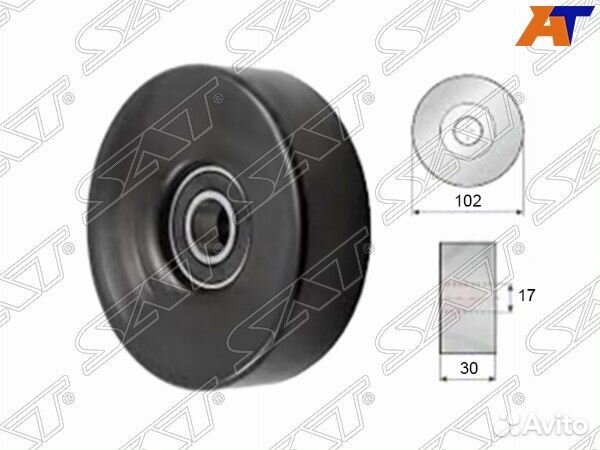 Ролик приводного ремня lexus LS400