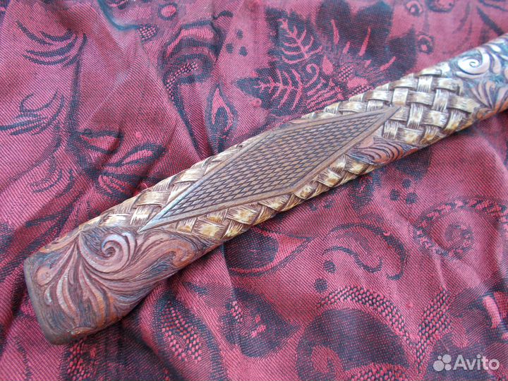 Резное топорище.Плетёнка,узоры,насечка