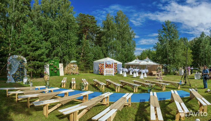 Столы, стулья, посуда, шатры - аренда Уфа