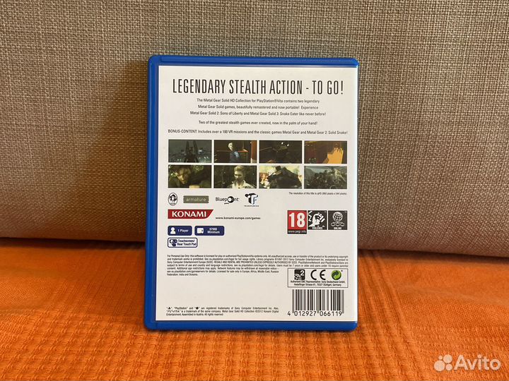 Metal Gear Solid HD Collection PS Vita