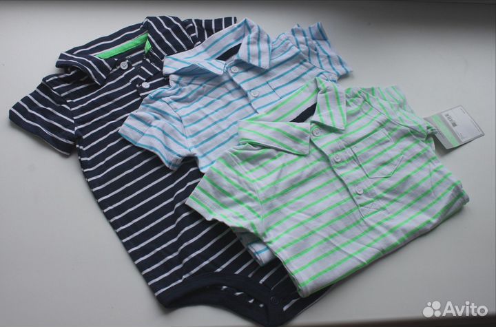 Новые боди Carters, H&M, C&A, Childrensplace