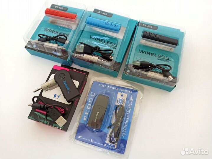 Переходник адаптер AUX Bluetooth USB/microUSB