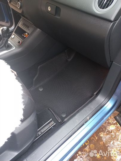 Эва коврики с бортами Volkswagen Tiguan 1