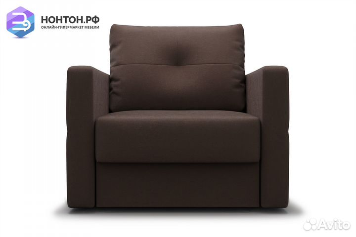 Кресло еврокнижка Вита коричневое