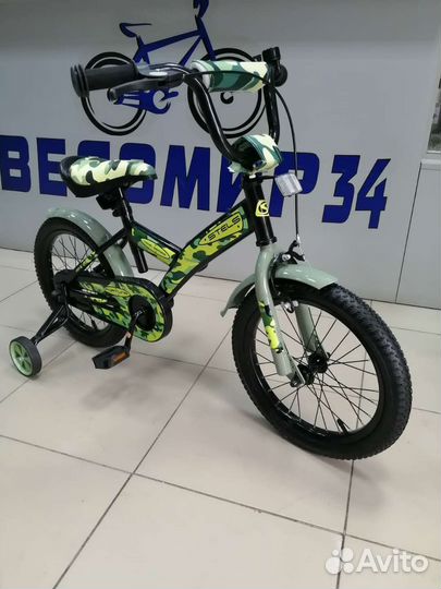 Велосипед stels Fortune 16д хаки