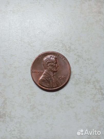 Монета один цент