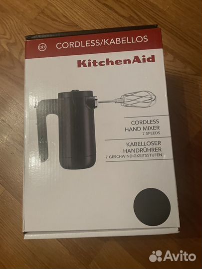 Беспроводной ручной миксер KitchenAid